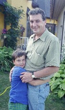 Raffael with Papa Otto